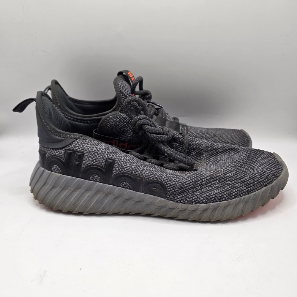 Adidas Kaptir 3.0 Mens Size 13 Grey Carbon Fair Knit Athletic Sneakers IF1774 - Picture 4 of 8
